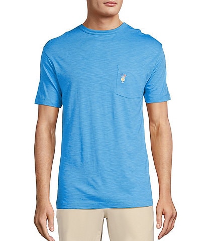 Caribbean Solid Short Sleeve Slub T-Shirt