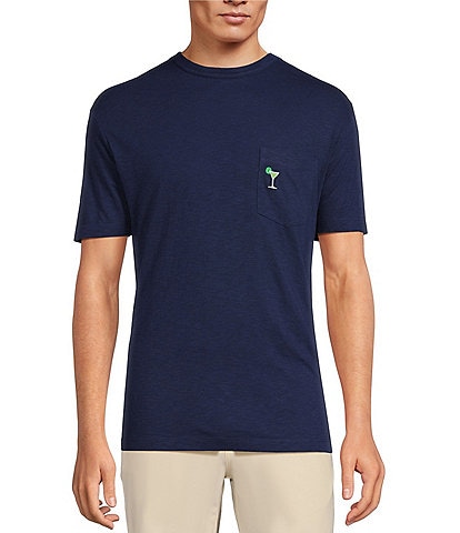 Caribbean Solid Short Sleeve Slub T-Shirt