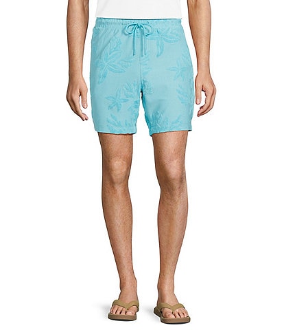 Caribbean Starfish Terry 7" Inseam Knit Shorts