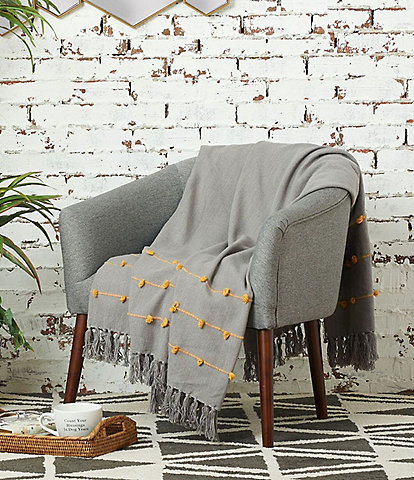 carol & frank Tabb Tufted Textured Throw Blanket