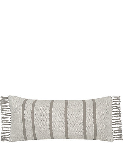 carol & frank Chandler Striped Fringe Decorative Pillow
