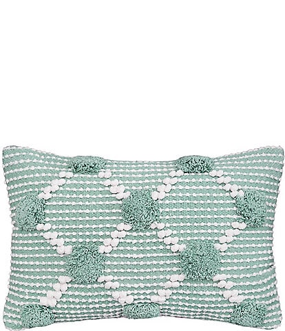 carol & frank Josie Tufted Diamond Pattern Decorative Throw Pillow