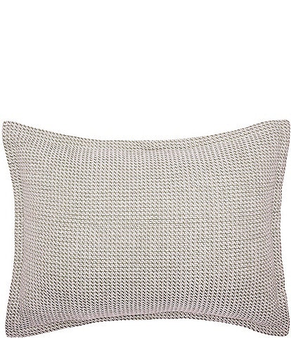 carol & frank Langford Yarn-Dyed Houndstooth Pattern Standard Pillow Sham