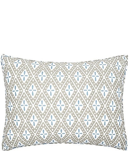 carol & frank Liam Geometric Pattern Standard Pillow Sham
