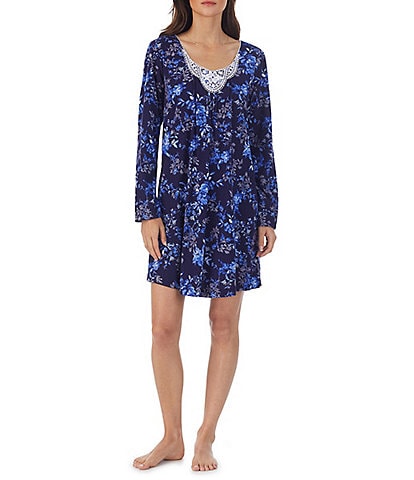 Carole Hochman Designs Floral Cotton Long Nightgown, Nordstrom