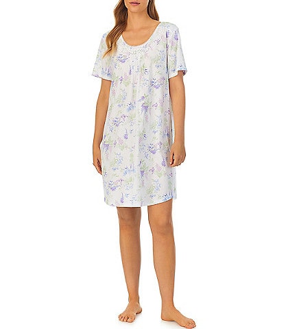 Silk Floral Sleepshirts for Women for sale