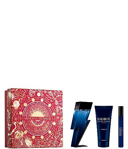 Carolina Herrera Bad Boy Cobalt Eau de Parfum 3 Piece Gift Set