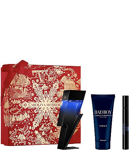 Carolina Herrera Bad Boy Cobalt Elixir 3-Pc. Gift Set