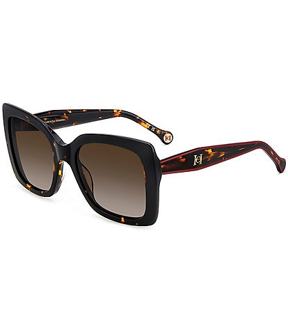 Carolina Herrera Women's HER0258 54mm Havana Square Sunglasses