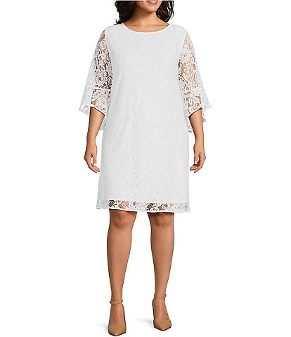 White Women's Plus-Size Dresses & Gowns | Dillard's