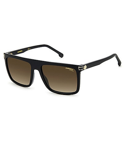 Carrera Unisex CA1048 Carrera Black Rectangle Sunglasses