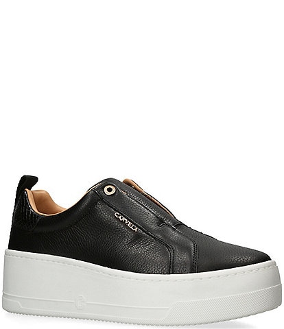 Carvela Connected Laceless Leather Sneaker