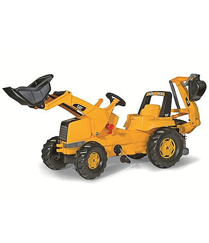 Caterpillar Front Loader with Backhoe Pedal Tractor