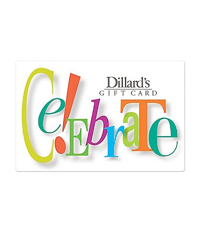 Celebrate Gift Card Dillard Scelebrate