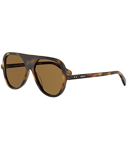 CELINE Women's CELINE DEFILE 55mm Pilot Sunglasses