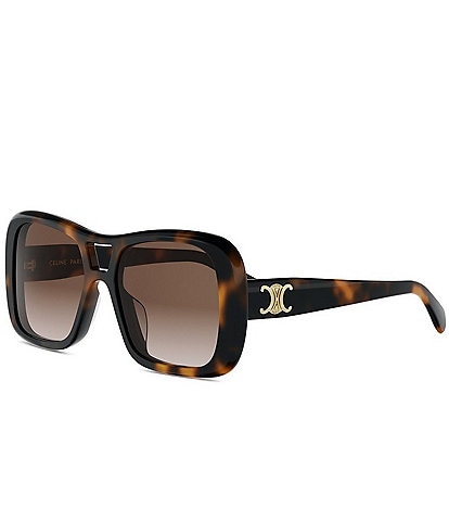 CELINE Women's Triomphe 55mm Navigator Sunglasses