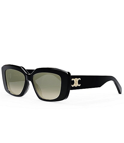 CELINE Women's Triomphe 55mm Rectangle Sunglasses