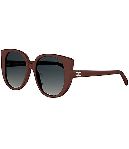 CELINE Women's Triomphe Mini 55mm Butterfly Sunglasses