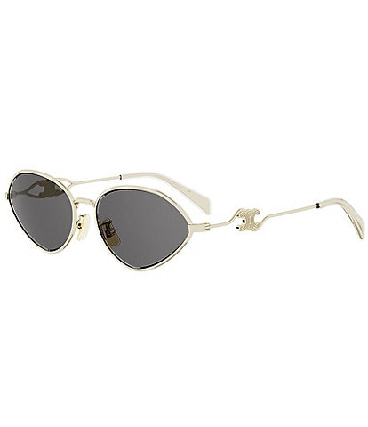 CELINE Women's Wired 58mm Oval Sunglasses