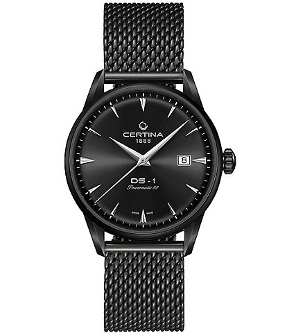 Certina Men's DS-1 Powermatic 80 Automatic Stainless Steel Mesh Bracelet Watch
