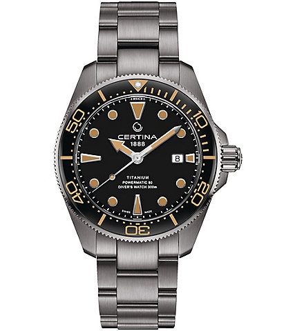 Certina Men's DS Action Diver Automatic Titanium Bracelet Watch