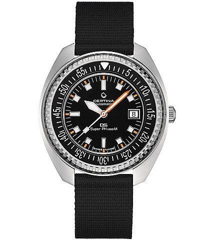 Certina Men's DS PH1000M Powermatic 80 Automatic Black Strap Watch