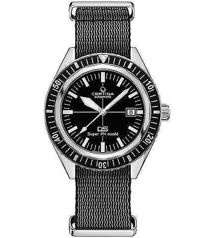 Certina Men's DS Super PH500M Automatic Black Strap Watch