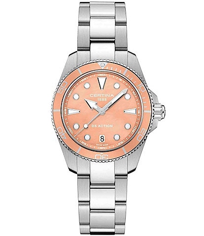 Certina Women's DS Action Quartz Automatic Stainless Steel Bracelet Watch