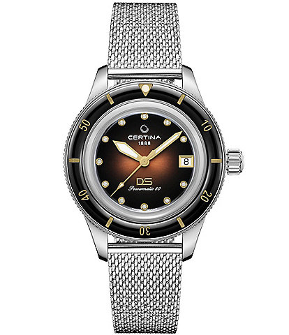 Certina Women's DS PH200M Automatic Stainless Steel Mesh Bracelet Watch