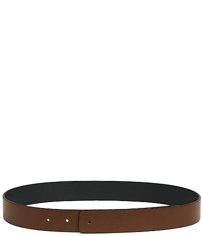 Cesoli 1.2#double; Classic Pebbled Reversible Leather Belt