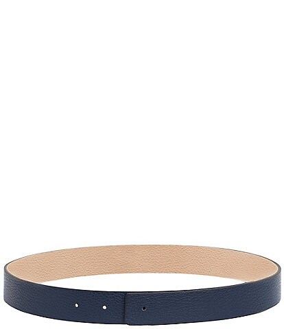 Cesoli 1.2#double; Classic Pebbled Reversible Leather Belt