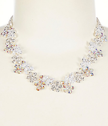 Cezanne Abalone Flower Collar Necklace