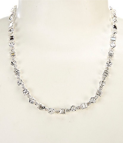 Cezanne Baguette Chain Statement Necklace