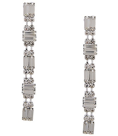 Cezanne Baguette Linear Earrings
