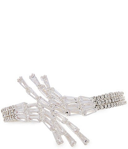 Cezanne Baguette Sweeps Cuff Bracelet
