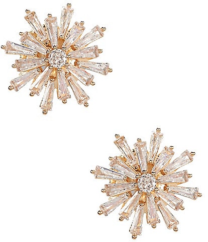 Cezanne C by Cezanne CZ Starburst Stud Earrings