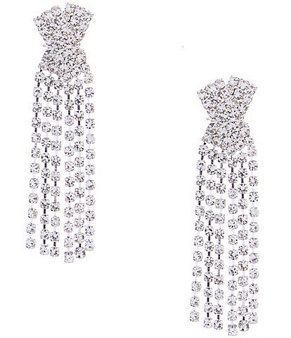 Cezanne Crossover Tassel Earrings