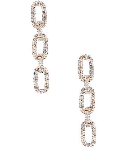 Cezanne Crystal Links Drop Earrings