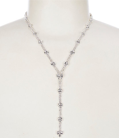 Cezanne Crystal Stone Dots Y-Necklace