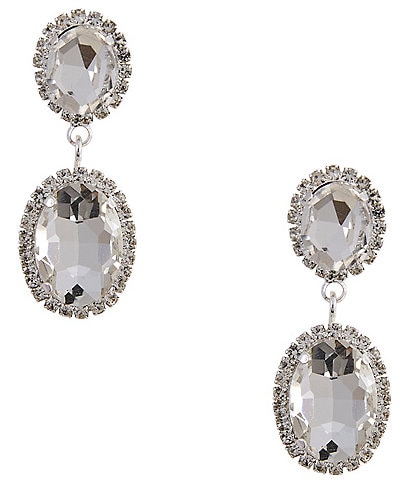 Cezanne Double Oval Drop Earrings