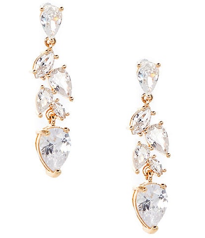 Cezanne eardrop CZ Stone Cluster Drop Earrings
