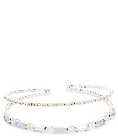 Cezanne Floating Double Row Cuff Bracelet