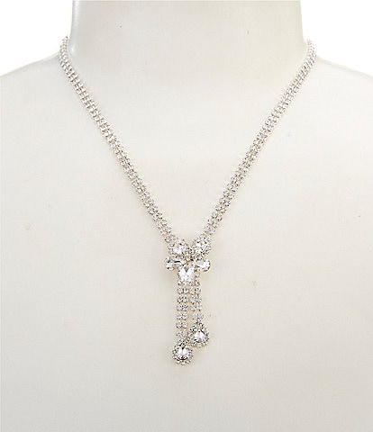 Cezanne Floral Knot Y-Necklace
