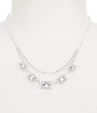 Cezanne Giverny Crystal Frontal Collar Necklace