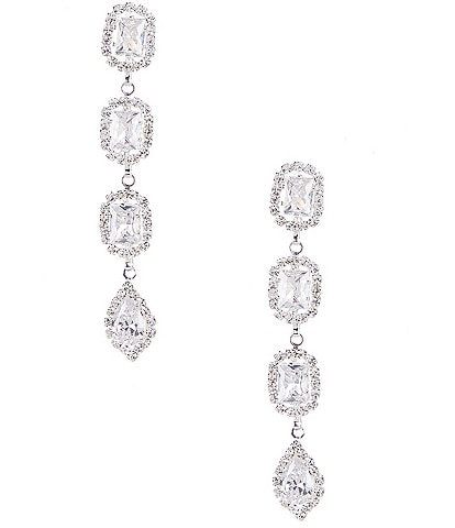 Cezanne Mixed Stone Linear Earrings