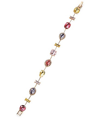 Cezanne Multi Stone Delicate Line Bracelet