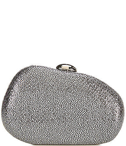Cezanne Organic Glitter Minaudiere Clutch