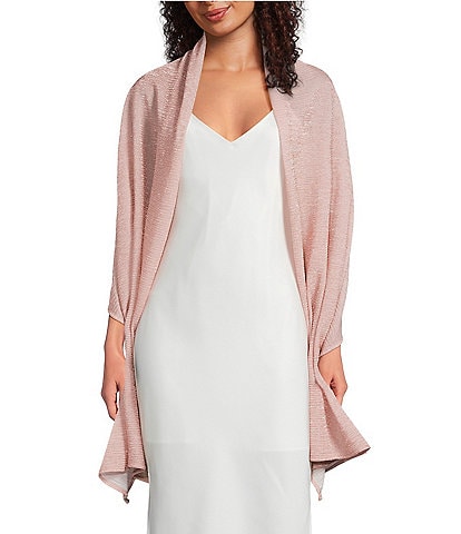 Cezanne Pleated Double Sided Evening Wrap