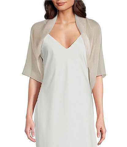Cezanne Pleated Stone Evening Wrap