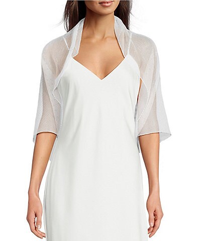Cezanne Pleated Stone Evening Wrap